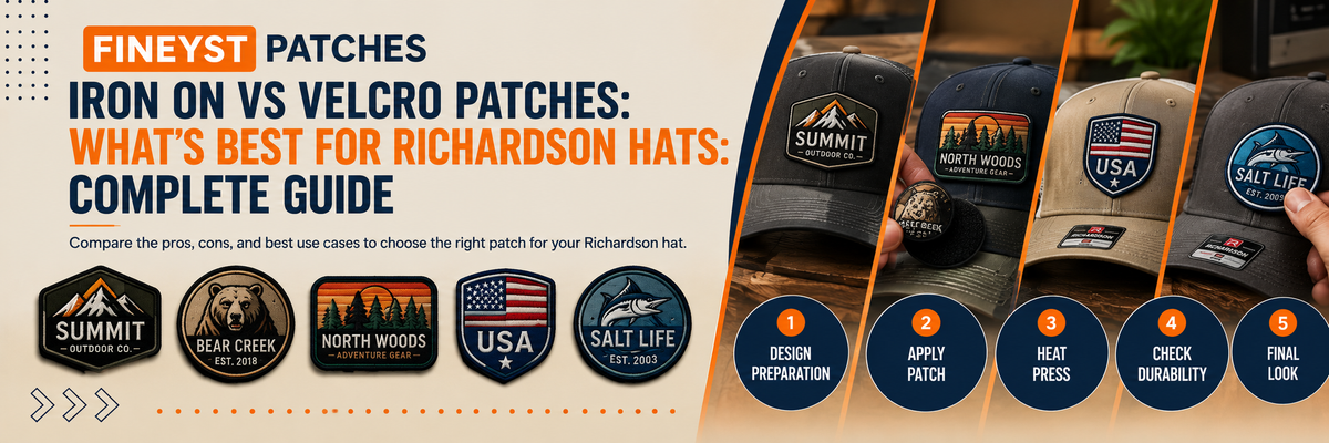 Iron On vs Velcro Patches: What's Best for Richardson Hats: Complete Guide