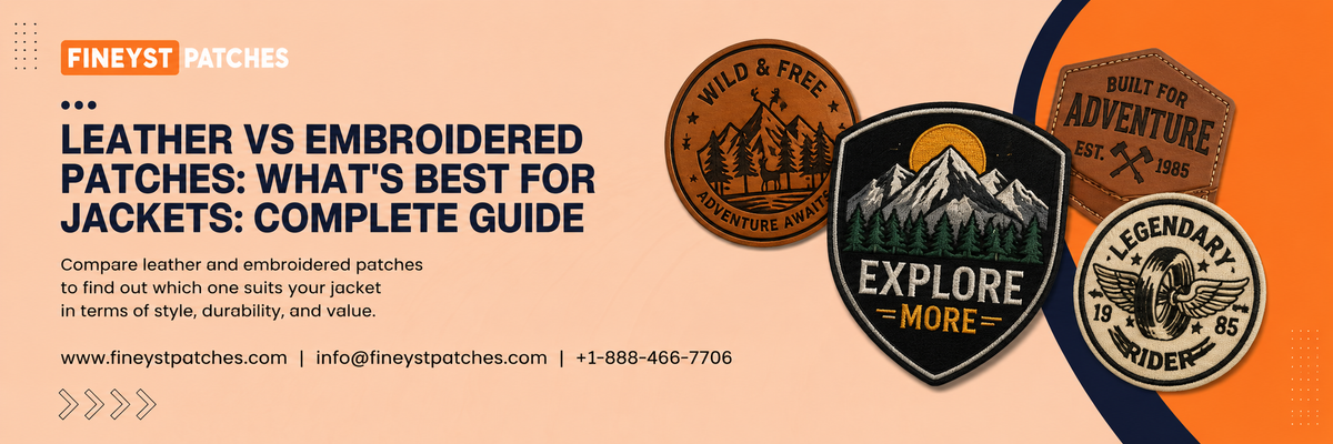 Leather vs Embroidered Patches: What's Best for Jackets: Complete Guide