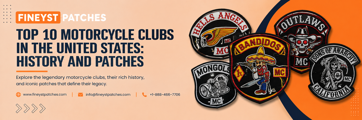 Top 10 Motorcycle Clubs in the United States: History and Patches