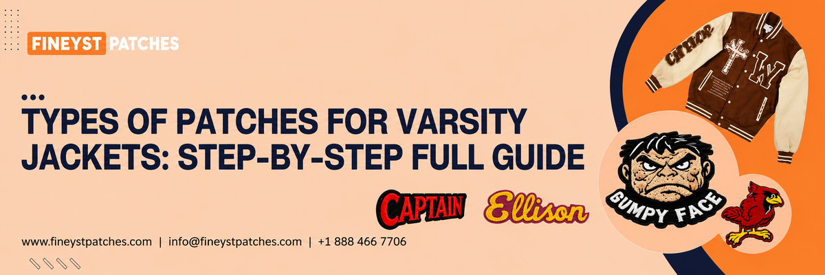 Types of Patches for Varsity Jackets: Step-by-Step Full Guide