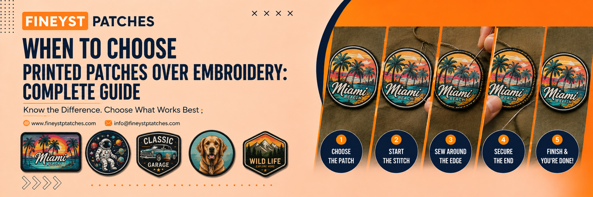 When to Choose Printed Patches Over Embroidery: Complete Guide