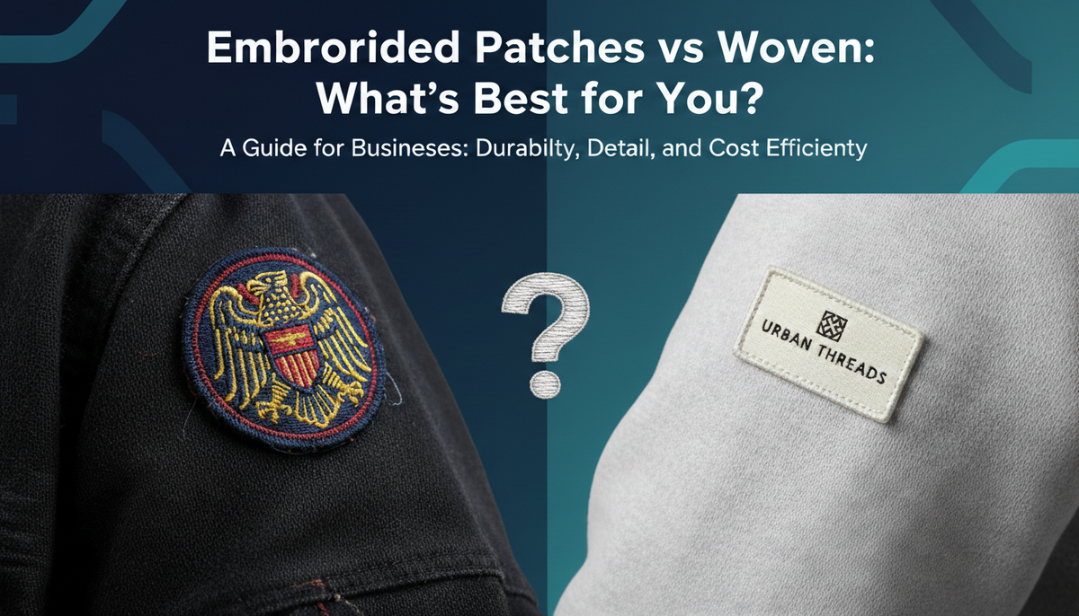 Embroidered Patches vs Woven: What’s Best for You?