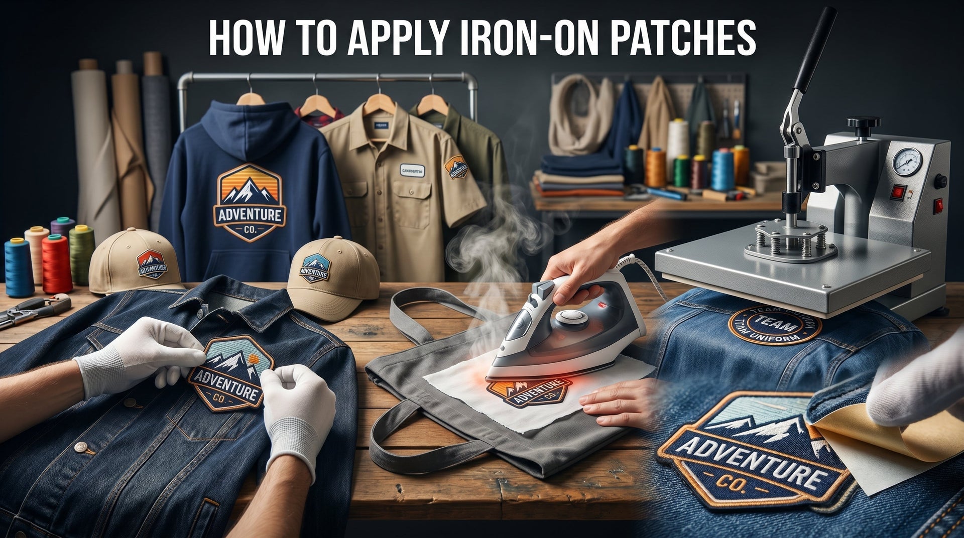 How to Apply Iron-On Patches