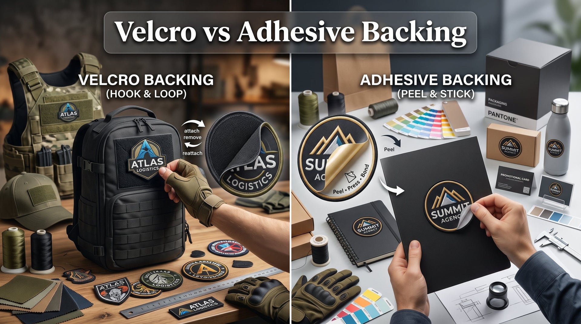 Velcro vs Adhesive Backing
