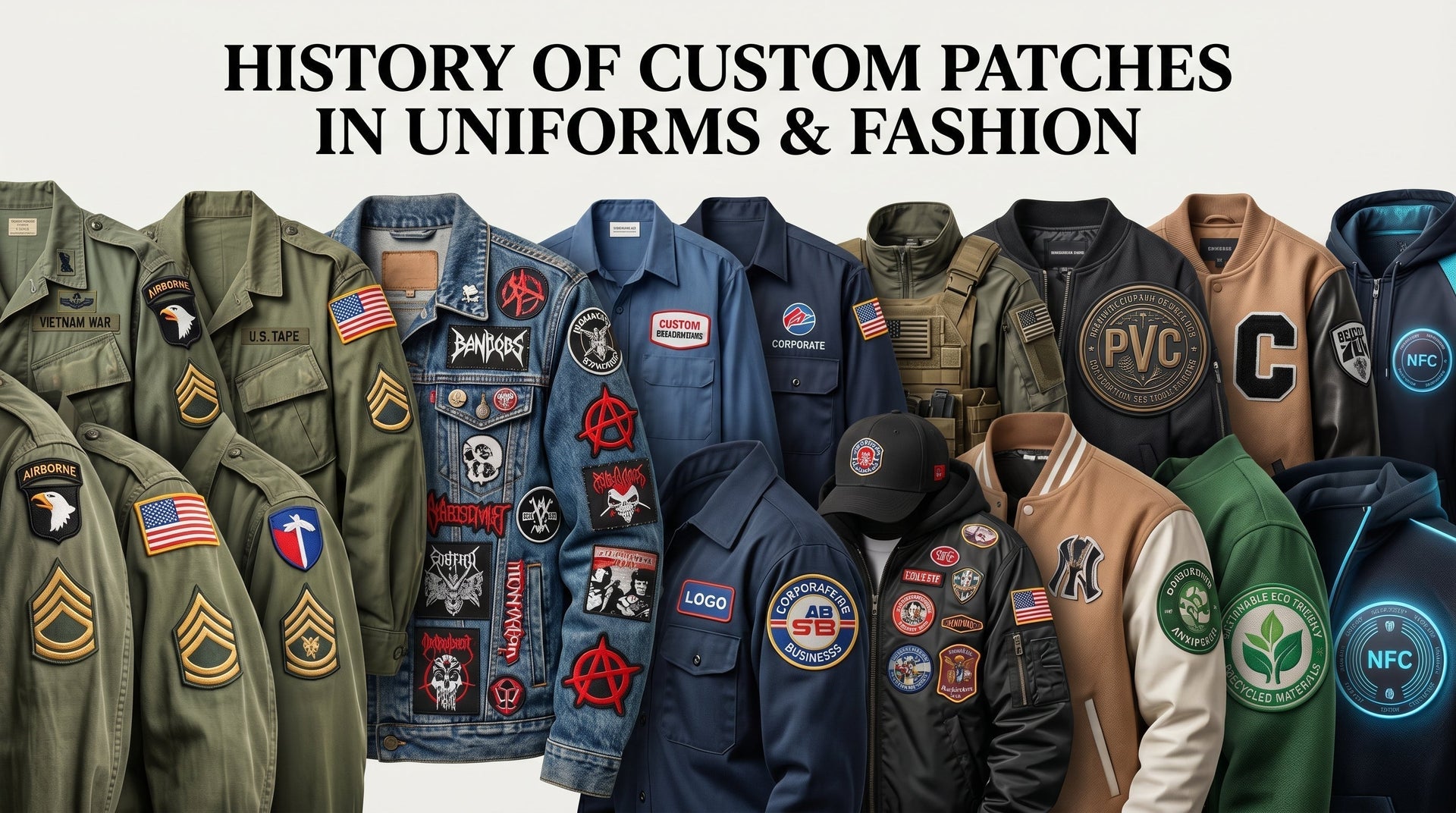 History of Custom Patches in Uniforms & Fashion