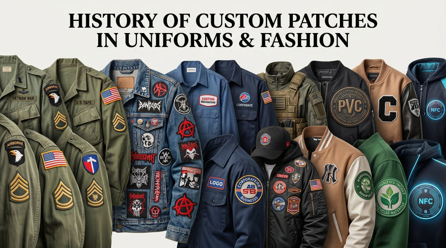 History of Custom Patches in Uniforms & Fashion
