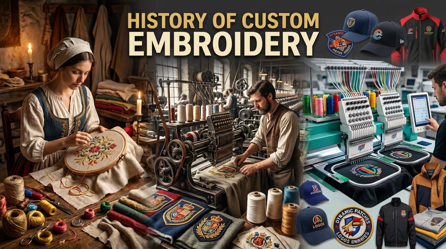 History of Custom Embroidery