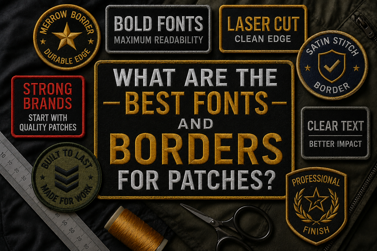 What Are the Best Fonts and Borders for Patches?