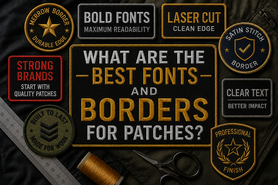 What Are the Best Fonts and Borders for Patches?