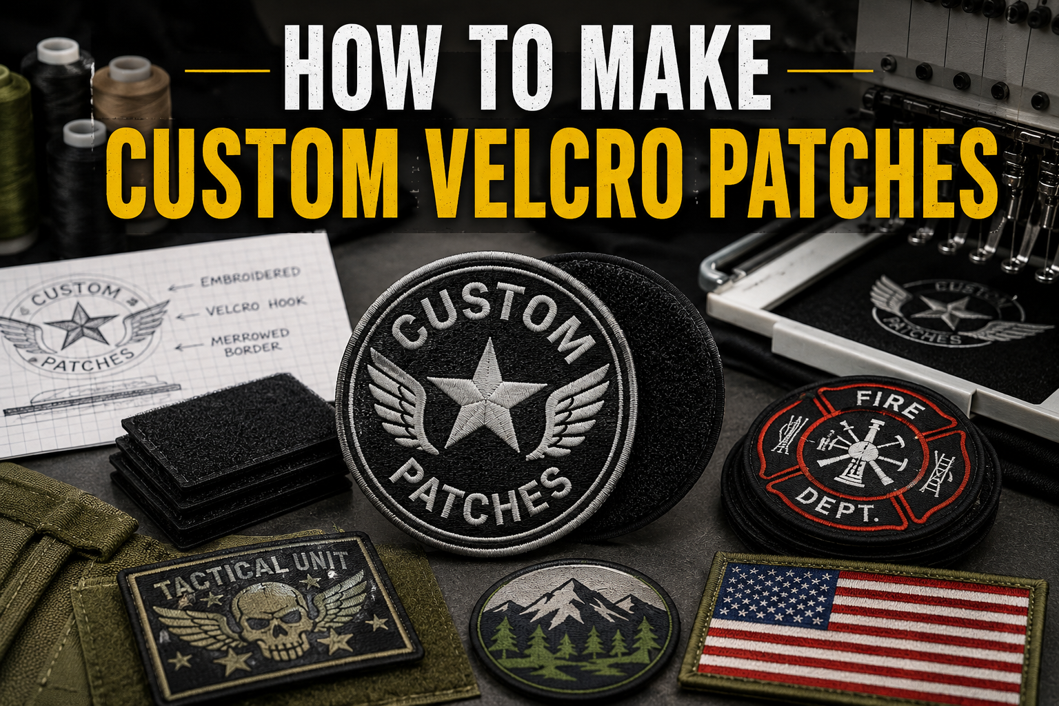 How to Make Custom Velcro Patches: The Complete Buyer's Guide
