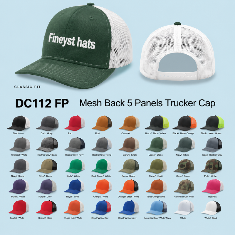 A Frame 5 Panel Hats