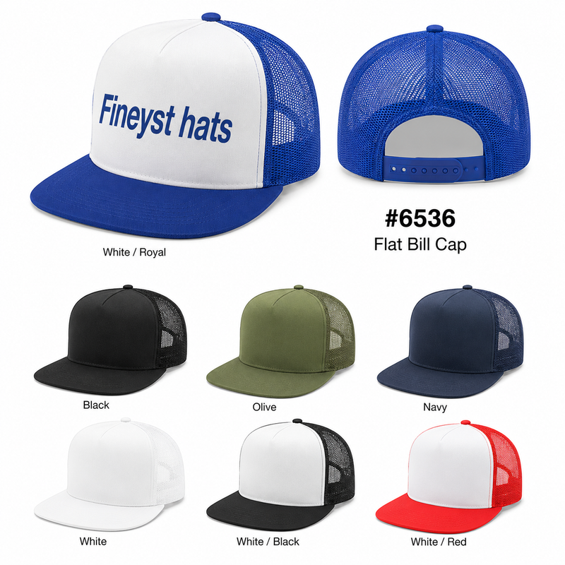 Flat Bill Cap