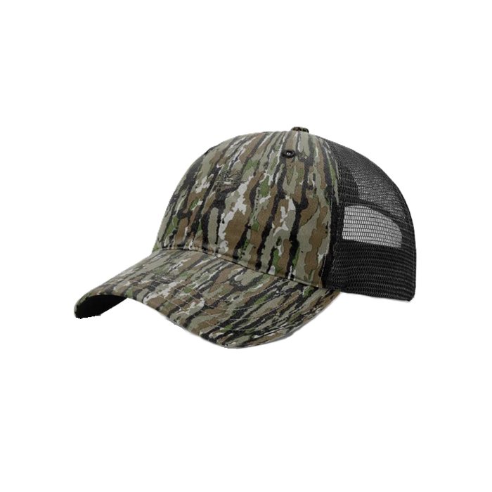 111PCO Garment Washed Printed Trucker - View 1