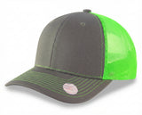 Charcoal Gray/Neon Green
