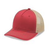 burgundy red/ khaki beigi