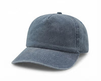 5 Panel Garment Washed Relaxed Golf Pigment Dyed Dad Cap