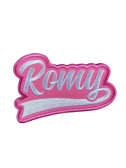 Custom Embroidered Name Patches - View 2