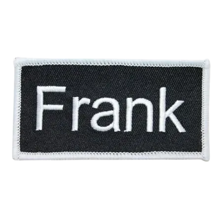 Custom Embroidered Name Patches - View 4