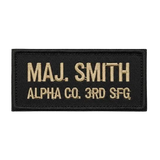 Custom Military Velcro Name Patches thumbnail 1