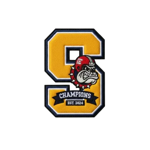 Custom Varsity Letter Patches - View 2
