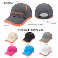Quick Dry 6 Panels Light Weight Perforated Running Cap