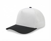 5 Panel Sport Trucker Cap w/Laser Cut Mesh Back