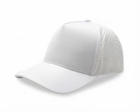 5 Panel Sport Trucker Cap w/Laser Cut Mesh Back