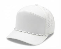 Sport Trucker Cap w/Laser Cut Mesh Back Rope Visor