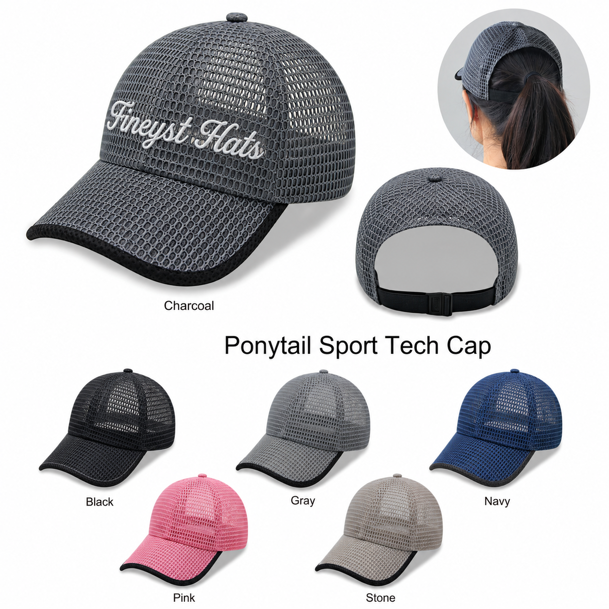Light Weight Ponytail Running Cap Quick Dry