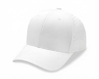 6 Panel Laser Cut Mesh Quick Dry Golf Trucker Cap