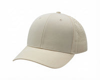 6 Panel Laser Cut Mesh Quick Dry Golf Trucker Cap