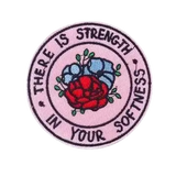 pink strength in softness patch thumbnail 1