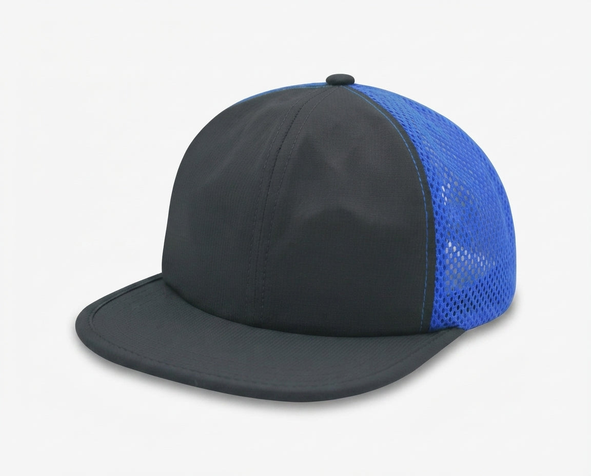 Flex Packable Visor Wide Set Mesh Back Trucker Cap