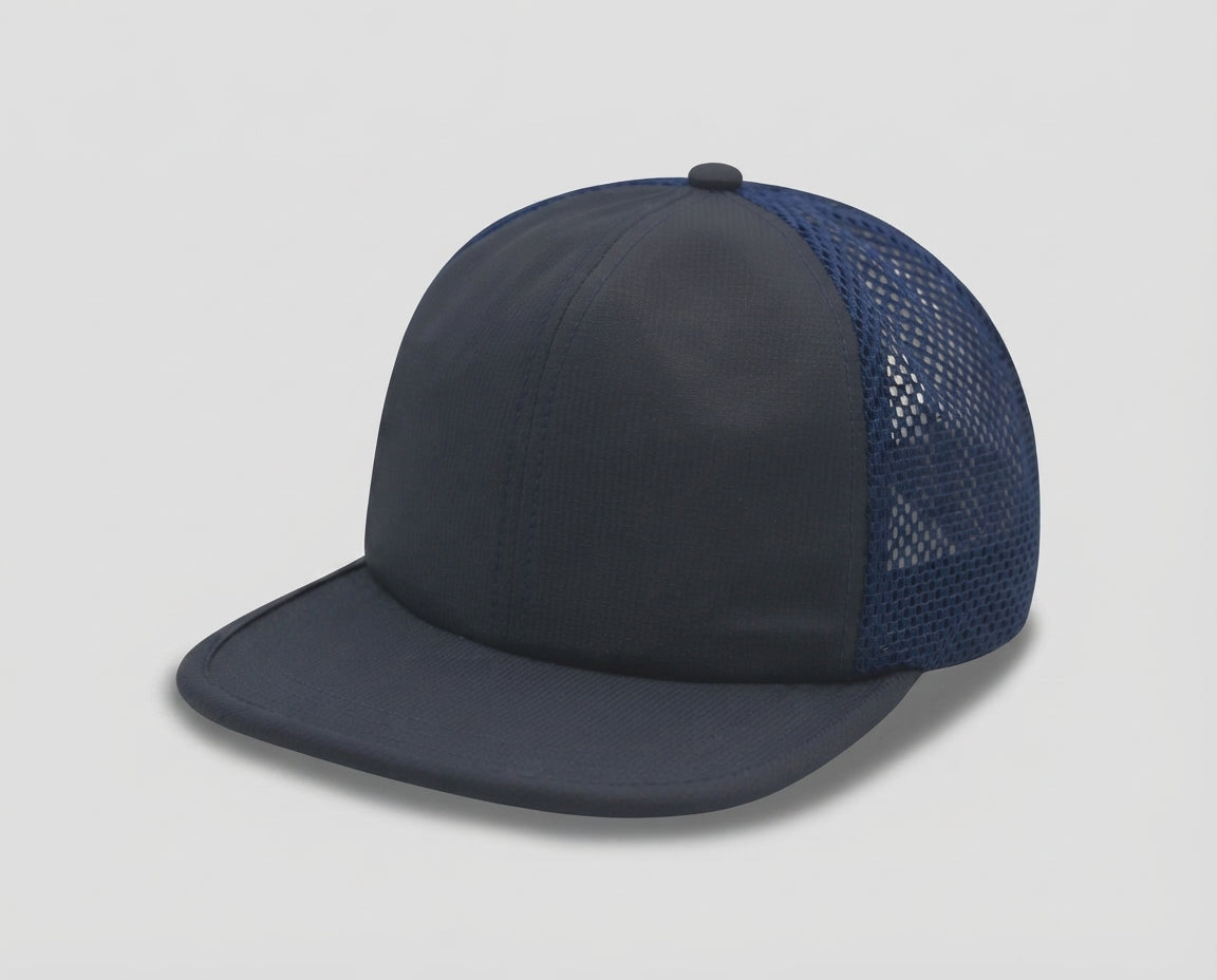 Flex Packable Visor Wide Set Mesh Back Trucker Cap