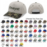 5 Panel 2Tone Snapback Cap thumbnail 1
