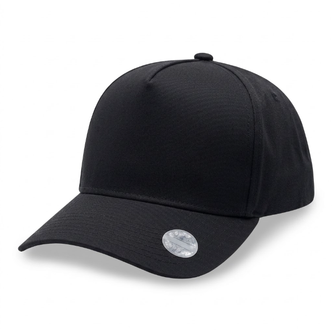5 Panel 2Tone Snapback Cap w/ Gray Underbrim - View 3