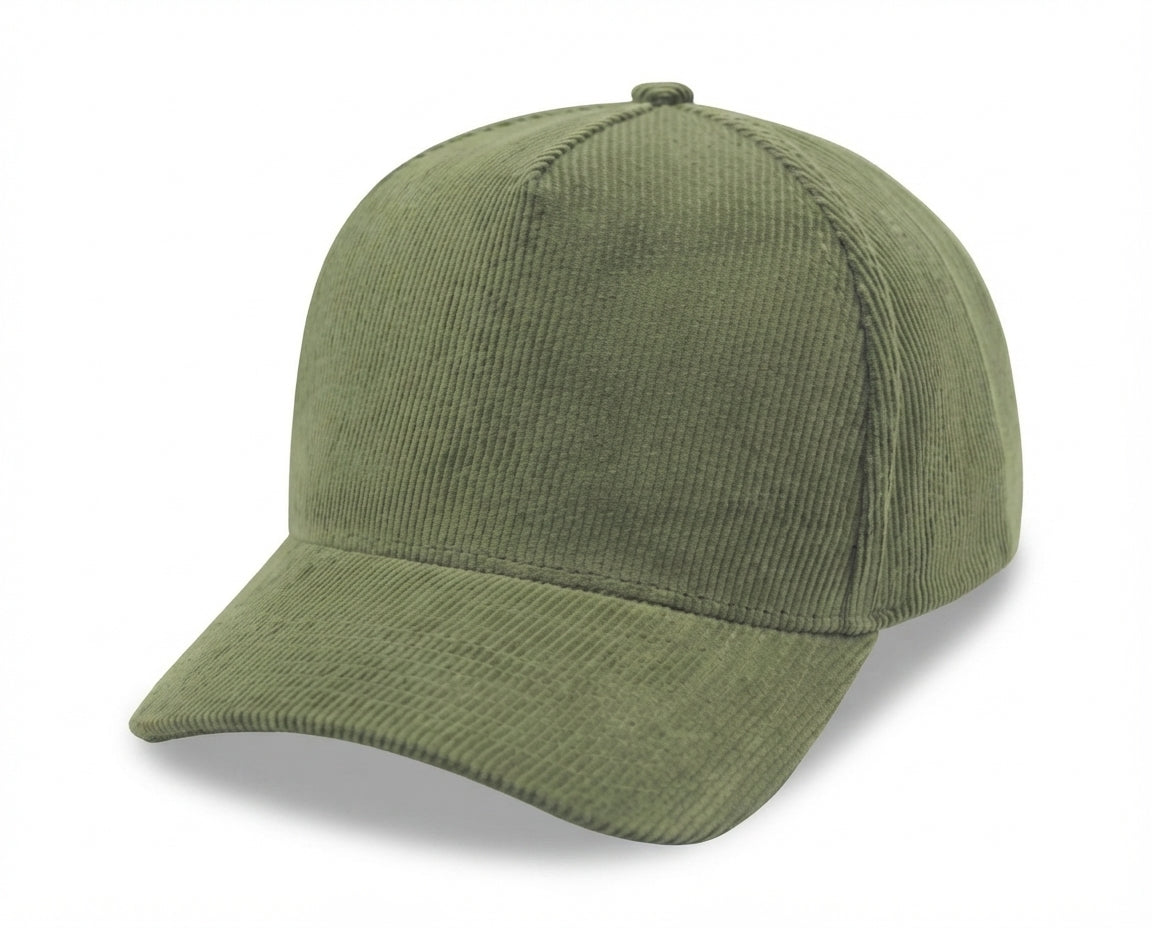 5 Panel Corduroy twotone Snapback Cap