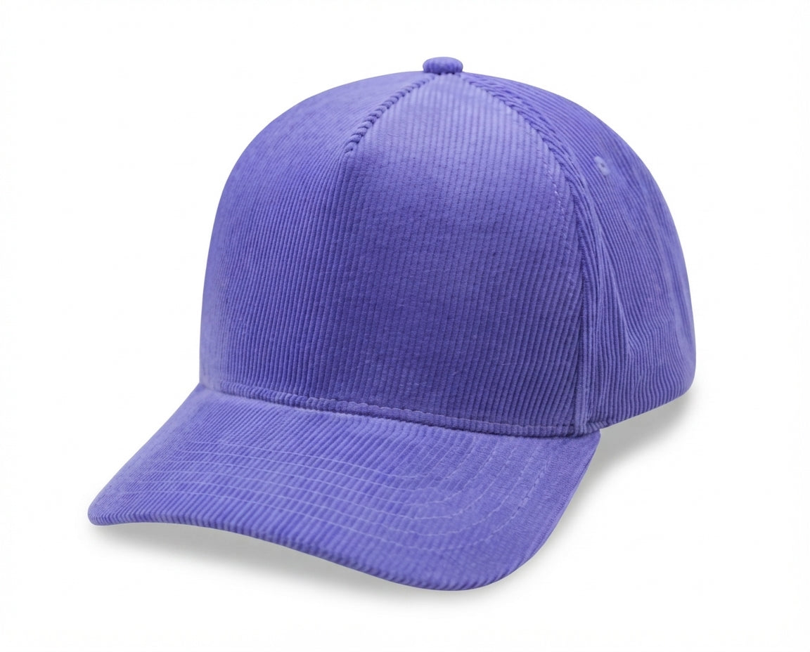 5 Panel Corduroy twotone Snapback Cap