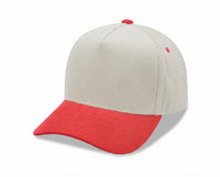 5 Panel Corduroy twotone Snapback Cap