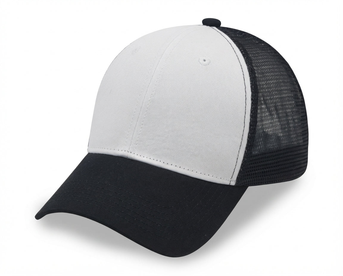 6 Panel Ponytail Trucker Cap