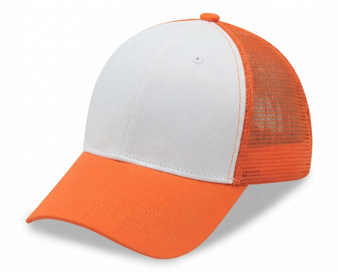 6 Panel Ponytail Trucker Cap