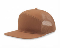 7 panel Hybrid trucker cap