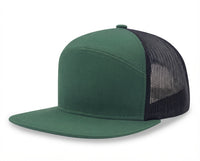 7 panel Hybrid trucker cap