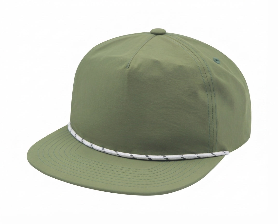 5 Panel Waterproof Nylon Grandpa Hat