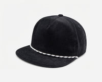 5 Panel Unstructed Corduroy Rope Hat