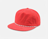 5 Panel Unstructed Corduroy Rope Hat