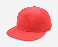 5 Panel Unstructed Corduroy Snapback Hat