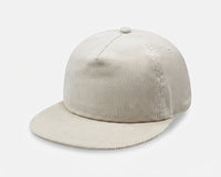 5 Panel Unstructed Corduroy Snapback Hat