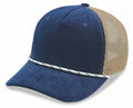 Navy Blue/Khaki Beige