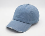 Denim W Destroyed Visor